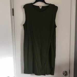 J.Crew drapey knit sleeveless dress